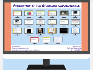 Publication of the Otherwise Unpublishable