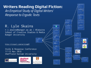 Writers Reading Digital Fiction: An Empirical Study of Digital Writers’ Response to Ergodic Texts